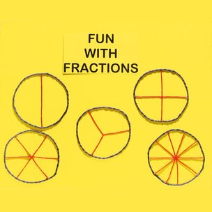 Explaining fractions with the help of Wikki Stix